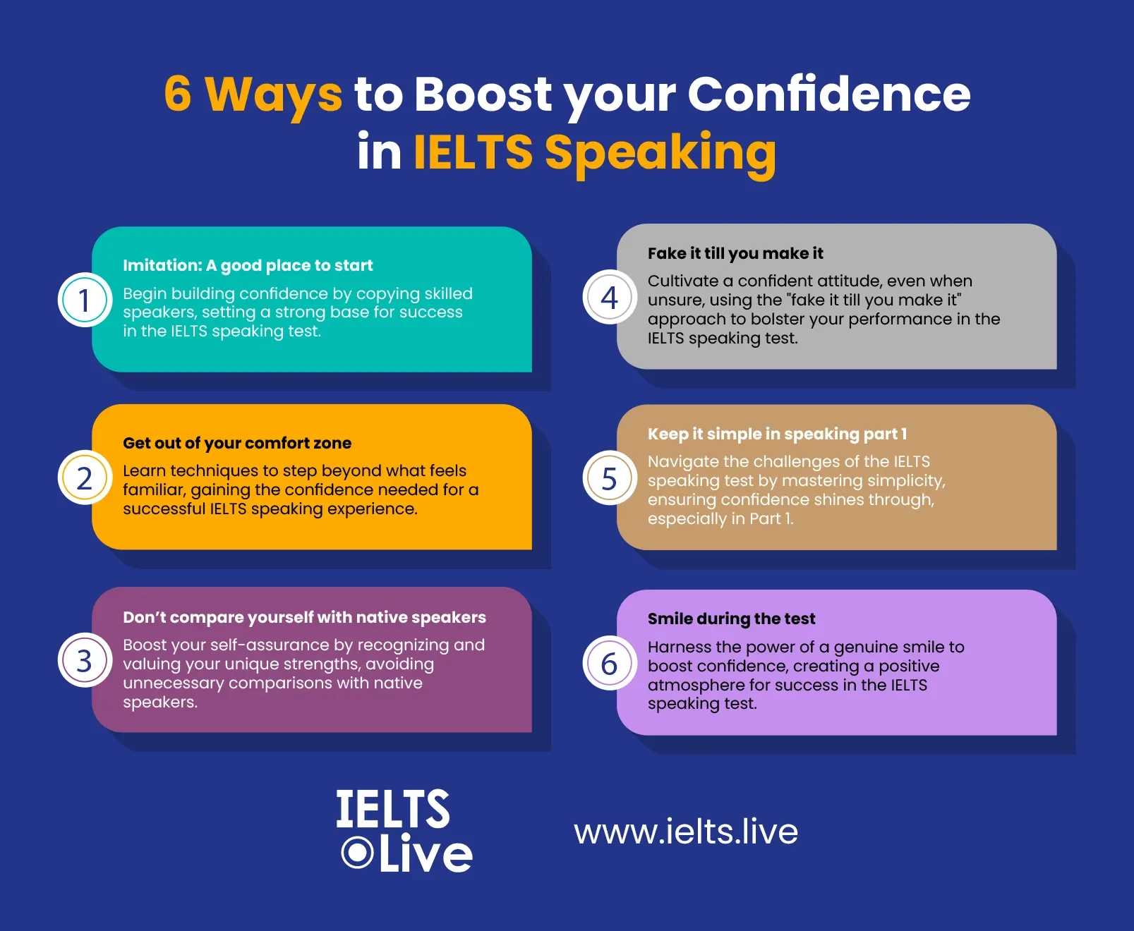6 Ways to Boost your Confidence in IELTS Speaking